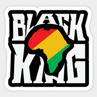 Black King, Black History Month, Black Lives Matter, African American History Sticker